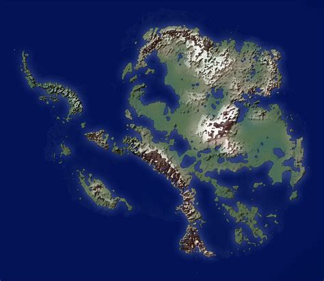 antarctica map without ice
